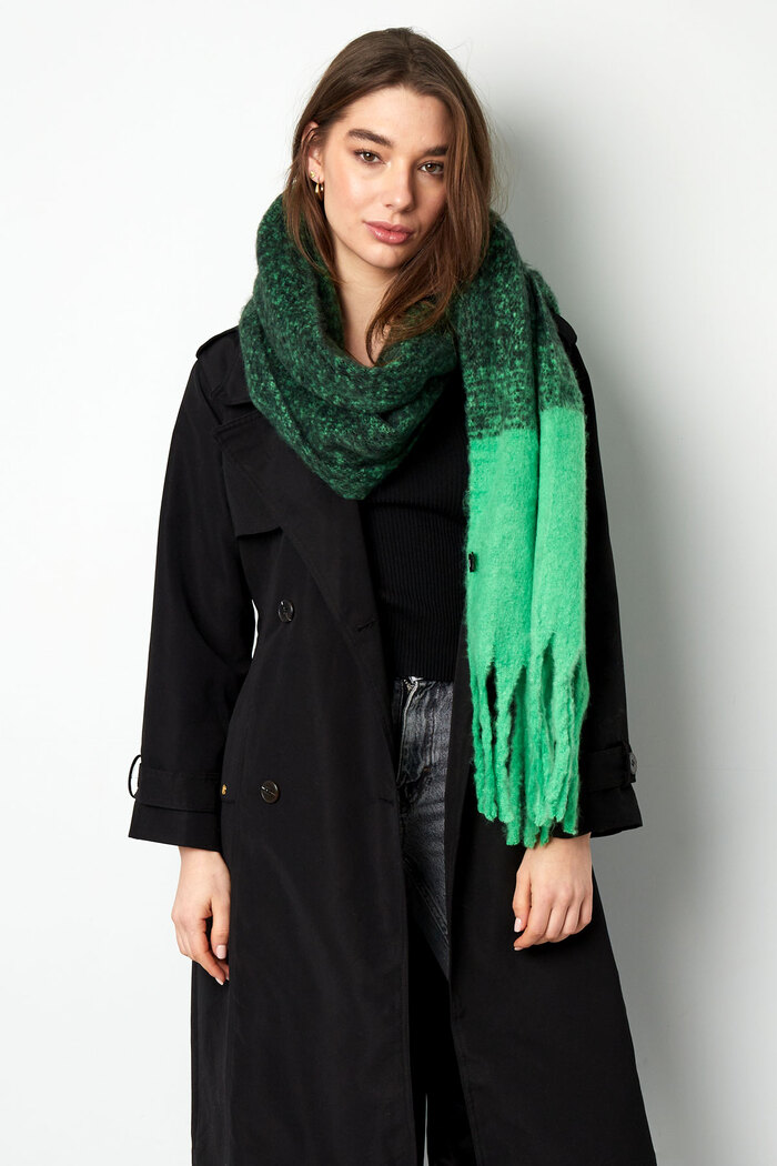 Colorful scarf green Picture6